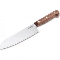 Кухонный нож Boker Cottage-Craft Santoku, сталь С75, рукоять дерево купить в Химках