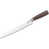 Кухонный нож  для хлеба Boker Core Bread Knife, сталь X50CrMoV15, рукоять орех купить в Химках