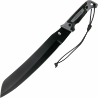 Мачете Gerber — Gator Golok Machete, сталь 65MN Carbon Steel Black Finish, рукоять ударопрочный пластик купить в Химках