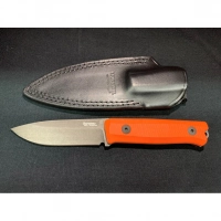 Нож LionSteel Bushcraft-R, сталь Sleipner, рукоять G10, оранжевый купить в Химках