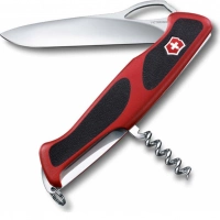 Нож перочинный Victorinox RangerGrip 63, сталь X55CrMo14, рукоять полиамид, красно-чёрный купить в Химках