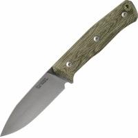 Нож с фиксированным клинком LionSteel B35, сталь Sleipner, рукоять Green canvas micarta купить в Химках