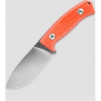 Нож с фиксированным клинком LionSteel M2 MiOR, сталь D2, рукоять Orange micarta купить в Химках