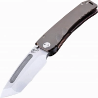 Нож складной Medford Marauder Tanto, сталь D2 Tool Steel, рукоять титановый сплав, бронзовый купить в Химках