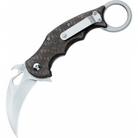 Складной нож Fox IKBS Ball Bearing Karambit, сталь Elmax, рукоять титановый сплав 6Al4V, чёрный купить в Химках