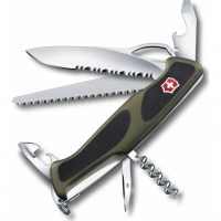 Складной нож Victorinox, сталь X55CrMo14, рукоять полиамид, черно-зеленый купить в Химках