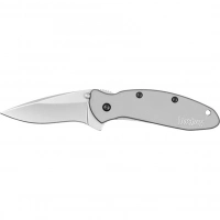 Складной полуавтоматический нож KERSHAW SCALLION, сталь 420HC, рукоять Stainless Steel купить в Химках