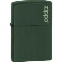 Зажигалка ZIPPO Green Matte, латунь с порошковым покрытием, зеленая, матовая, 36х56х12 мм купить в Химках