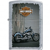 Зажигалка ZIPPO Harley-Davidson® Байк, с покрытием Street Chrome™, латунь/сталь, серебристая, 36x12x56 мм купить в Химках