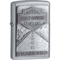 Зажигалка ZIPPO Harley-Davidson® Легенда, с покрытием Street Chrome™ купить в Химках