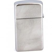 Зажигалка ZIPPO Slim® с покрытием Satin Chrome™, латунь/сталь, серебристая, матовая, 30х10×55 мм купить в Химках